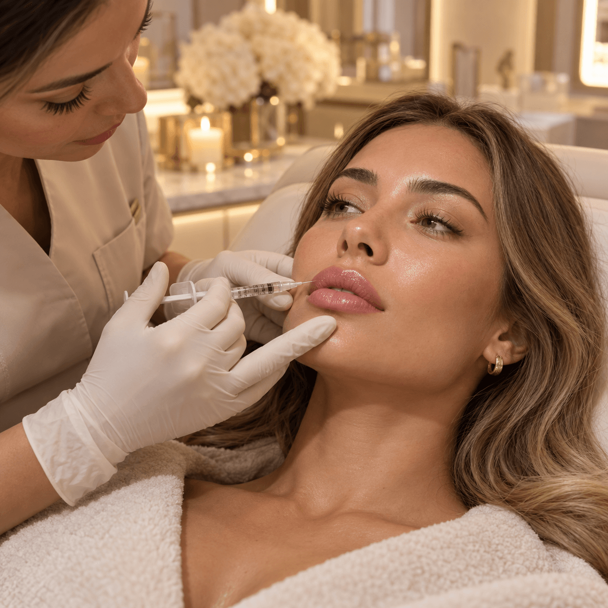 Dermal Fillers treatment illustration