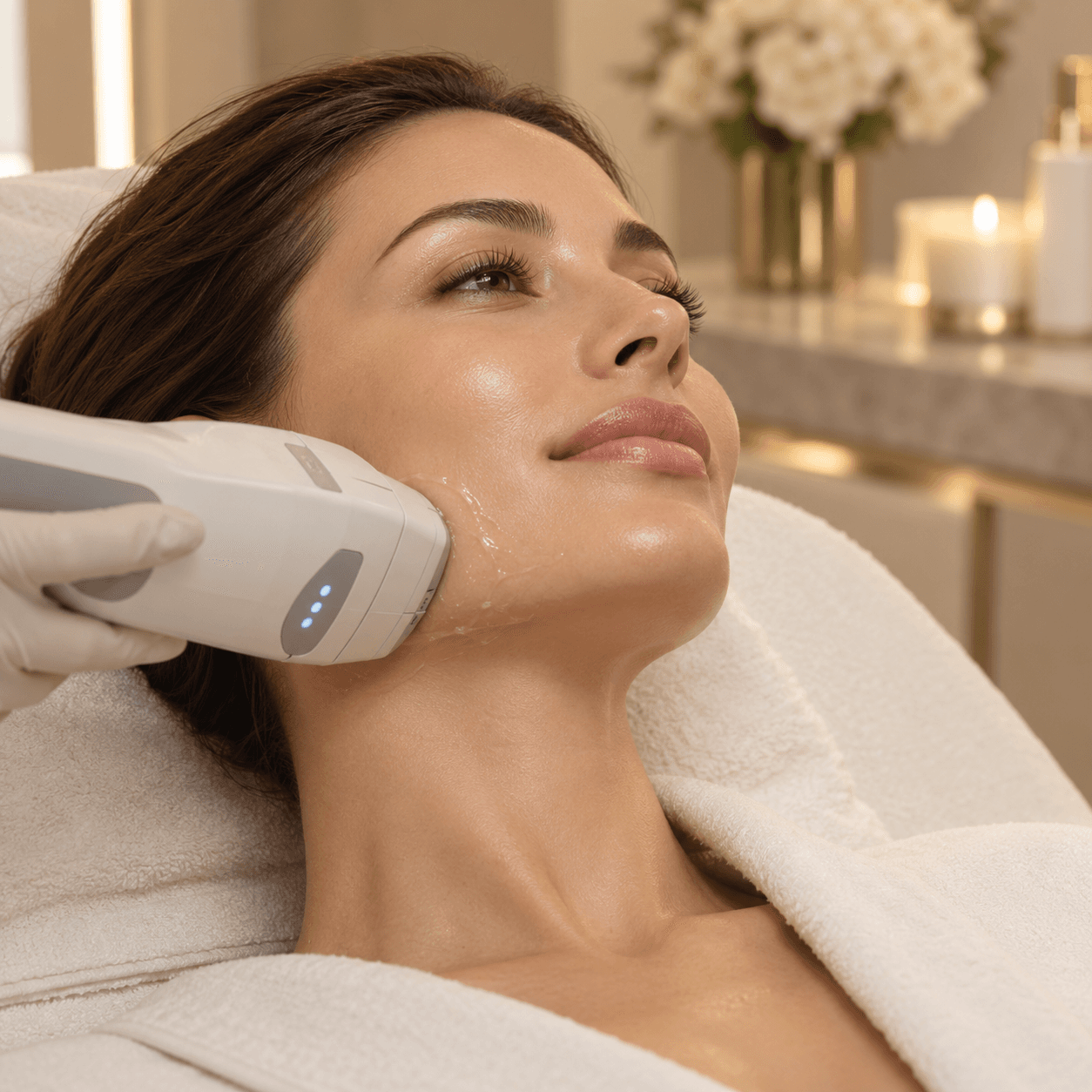 Ultherapy treatment illustration